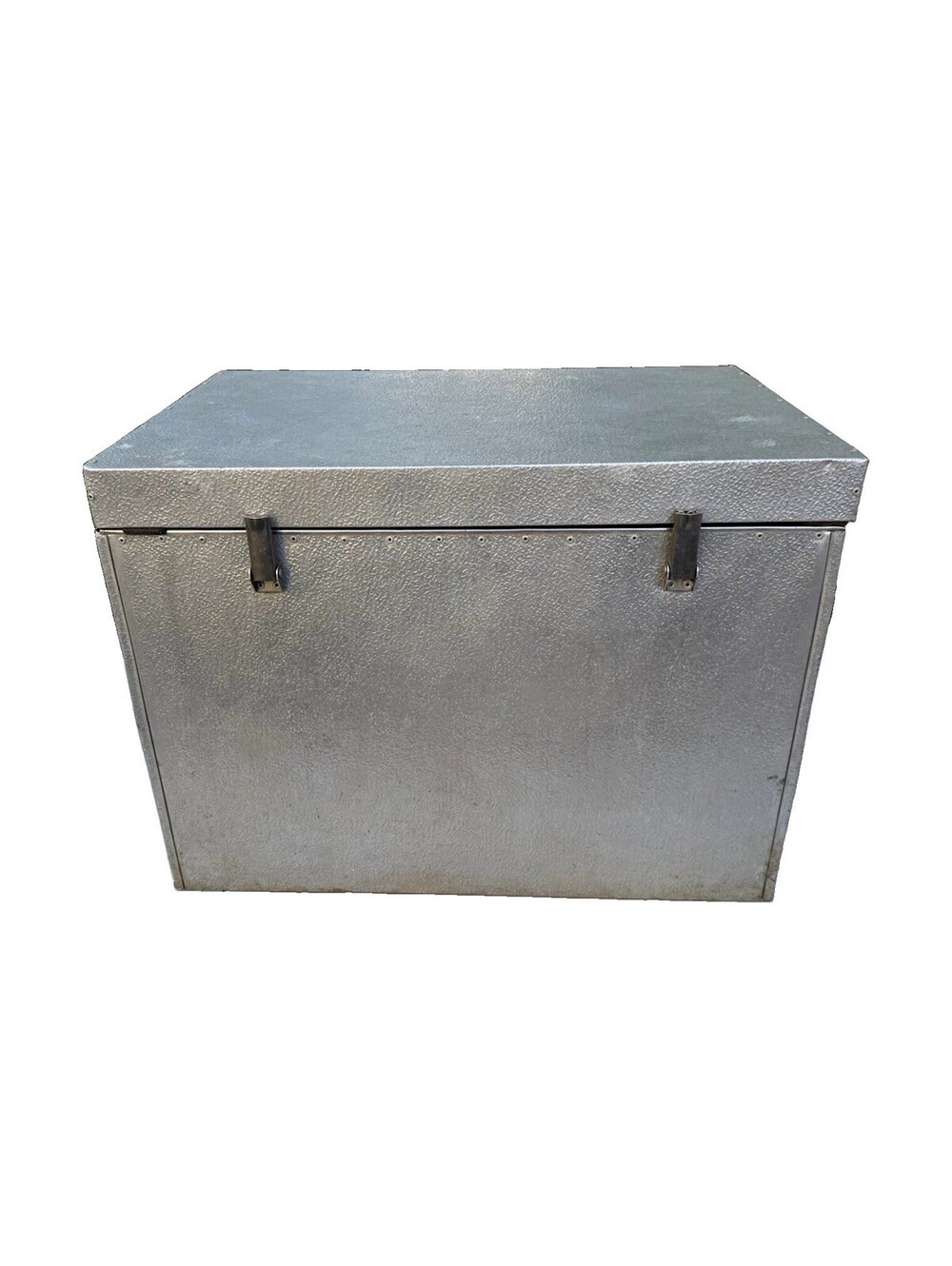 Vintage Large Galvanized Insulated Milk Delivery Porch Box Dairy Chest 25”